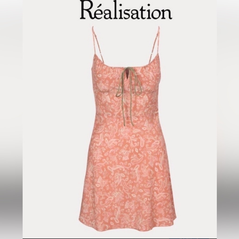 Realisation Par Terracotta Paisley Mini Dress